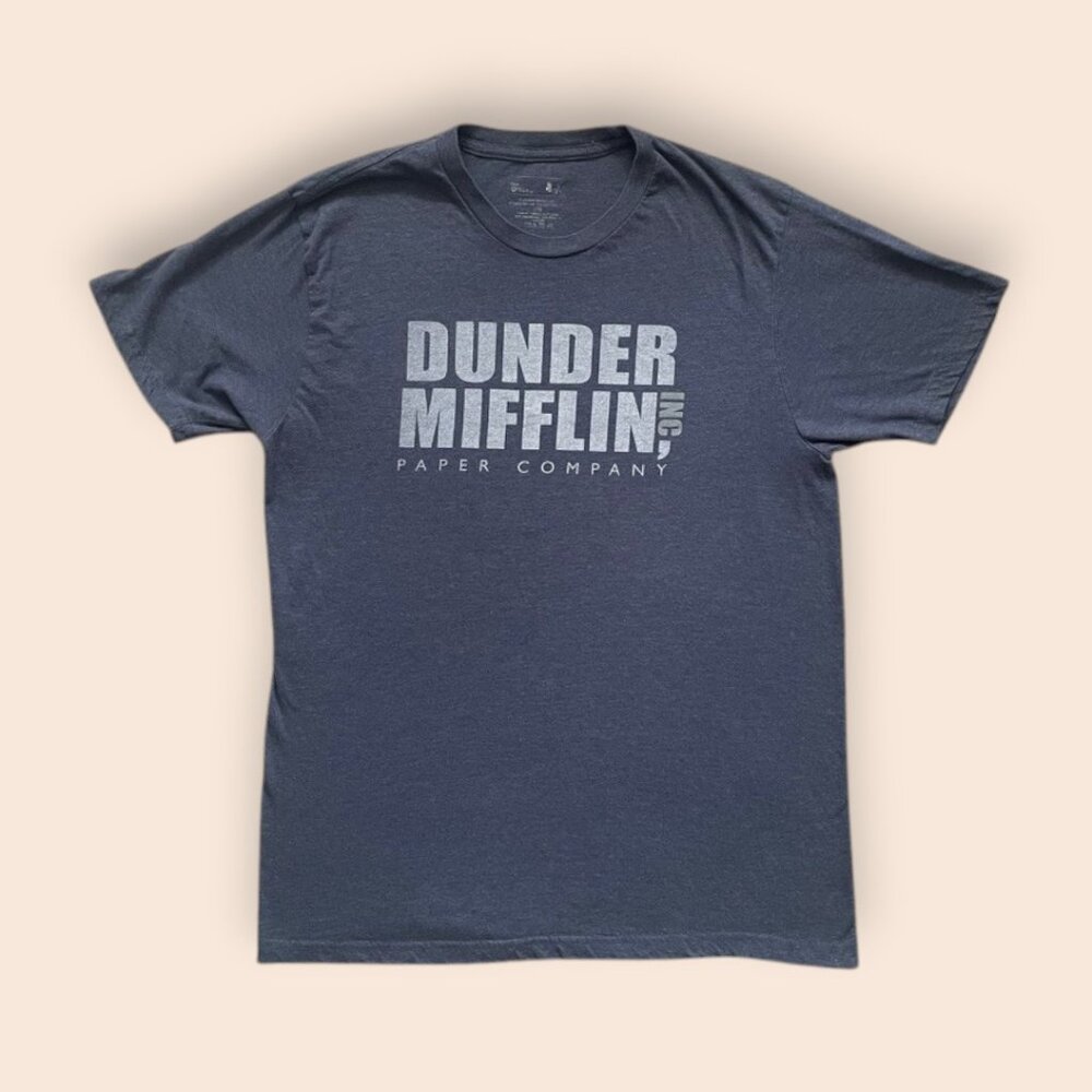 The Office Dunder Mifflin Inc Paper Company T-Shirt Tee Large